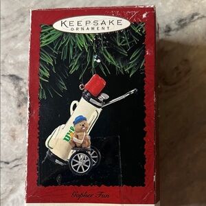 Wilson Golf Bag Ornament with Gopher